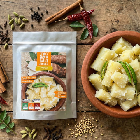 Steamed Casava – Heat & Eat